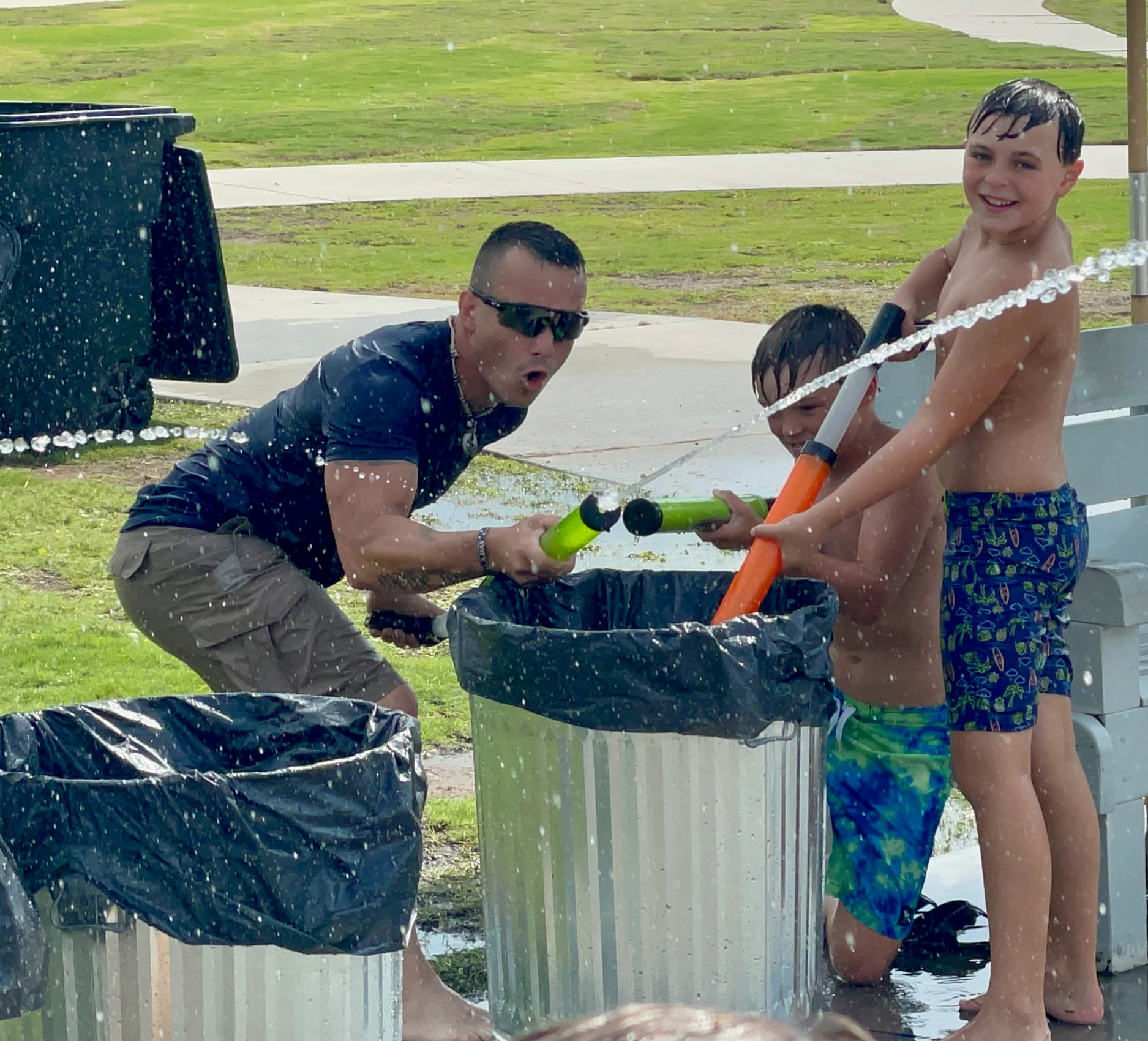 Community water war event