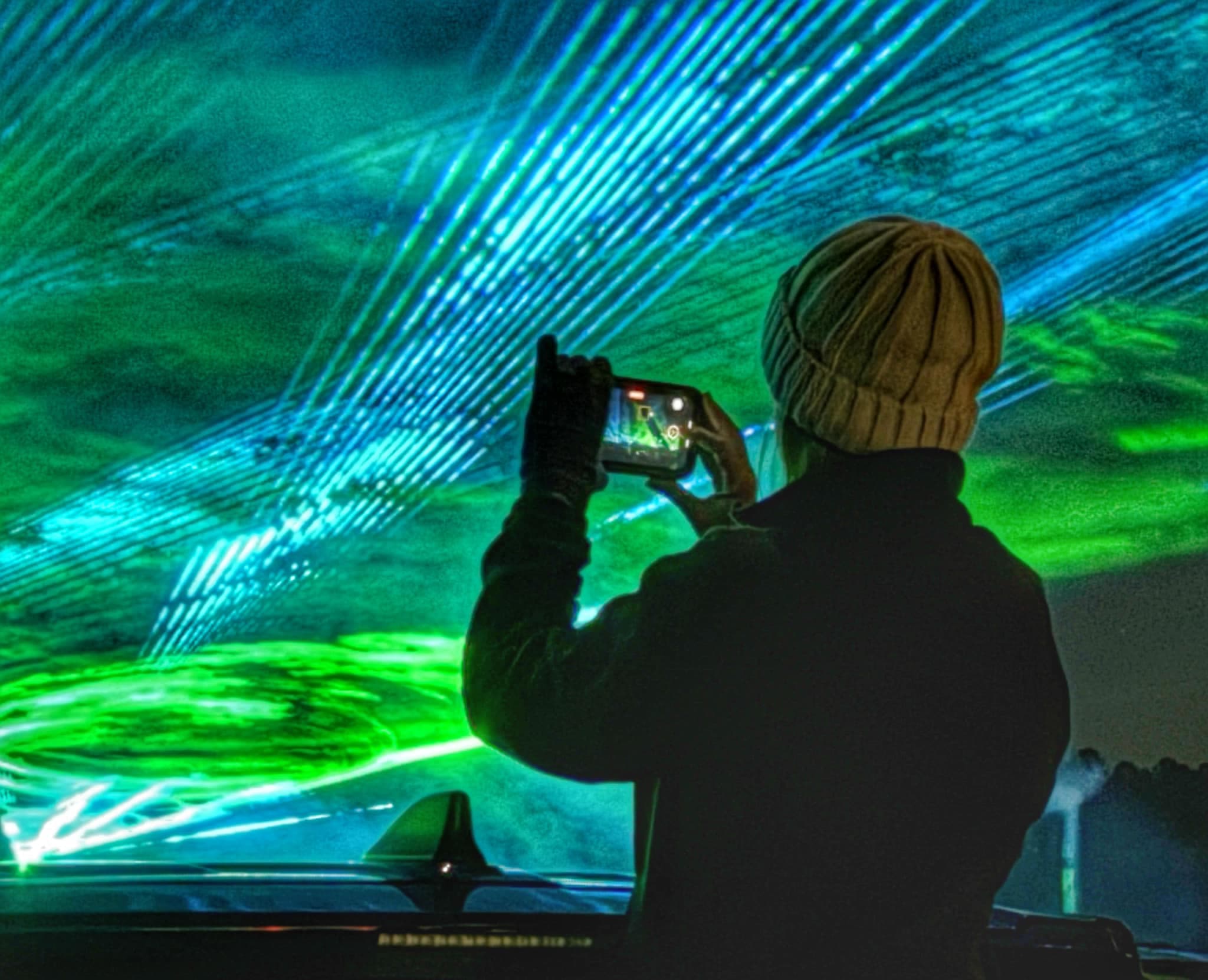 Laser Show Reflection