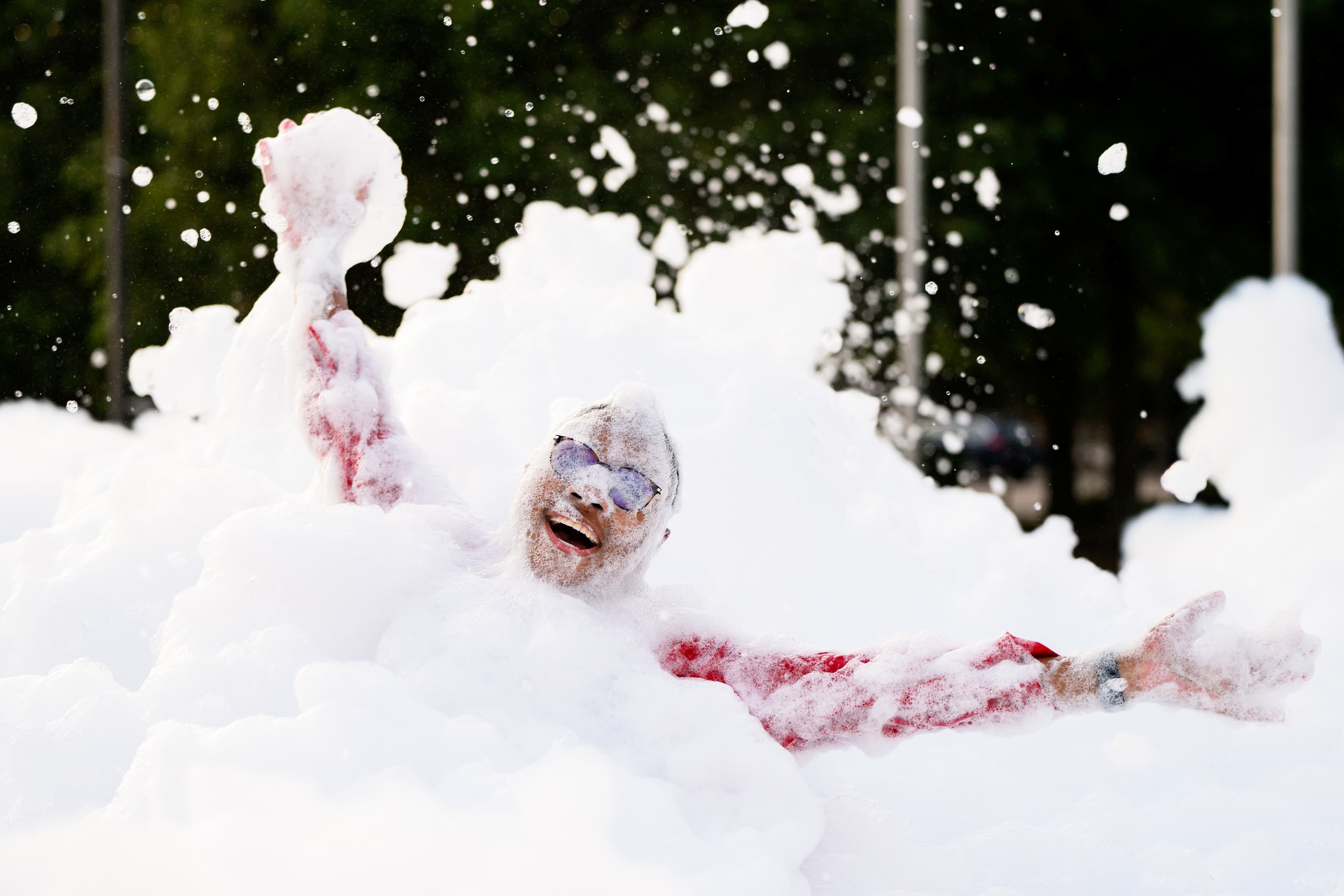 Foam Party Reflection