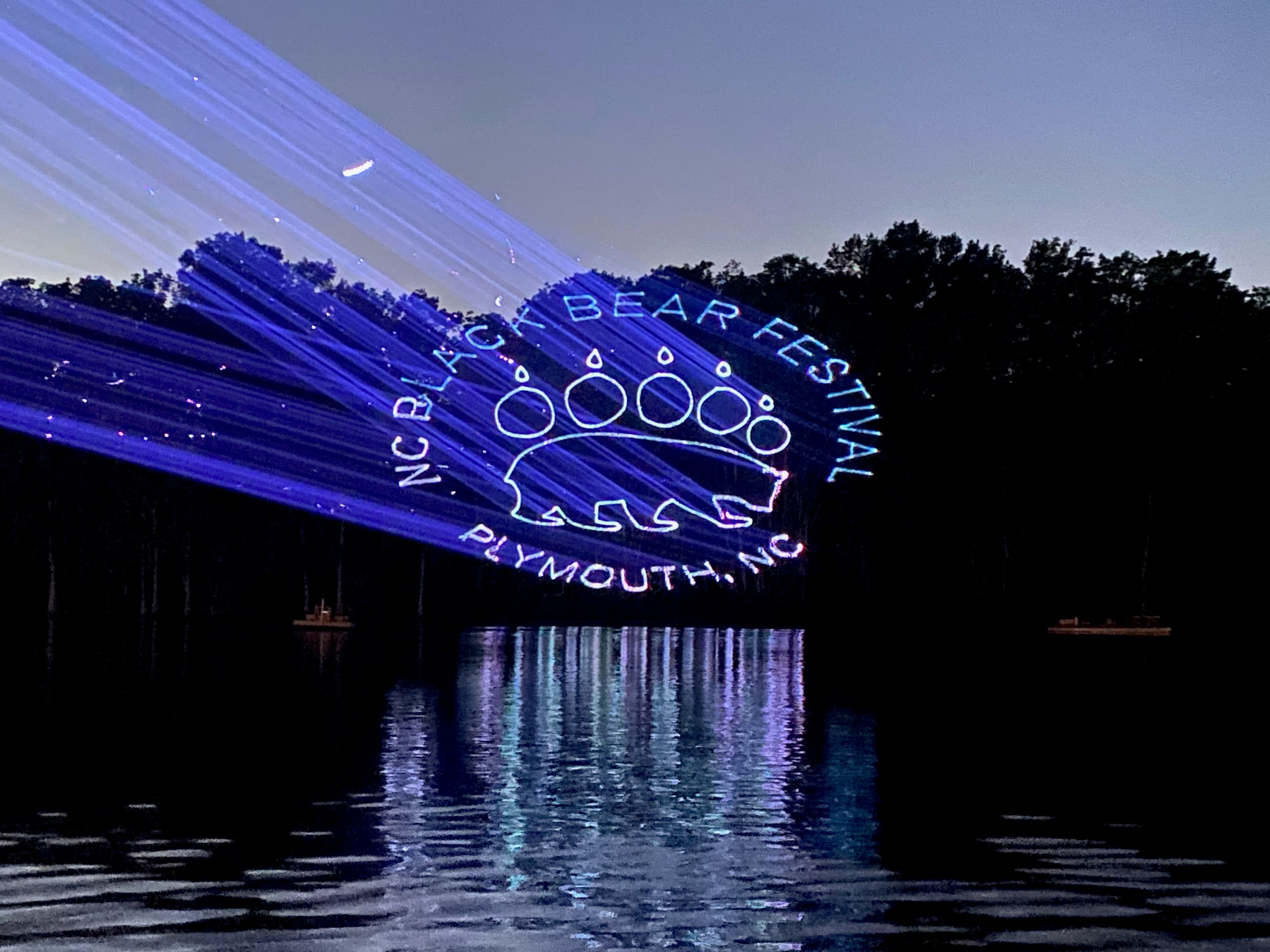 Sponsor laser display example