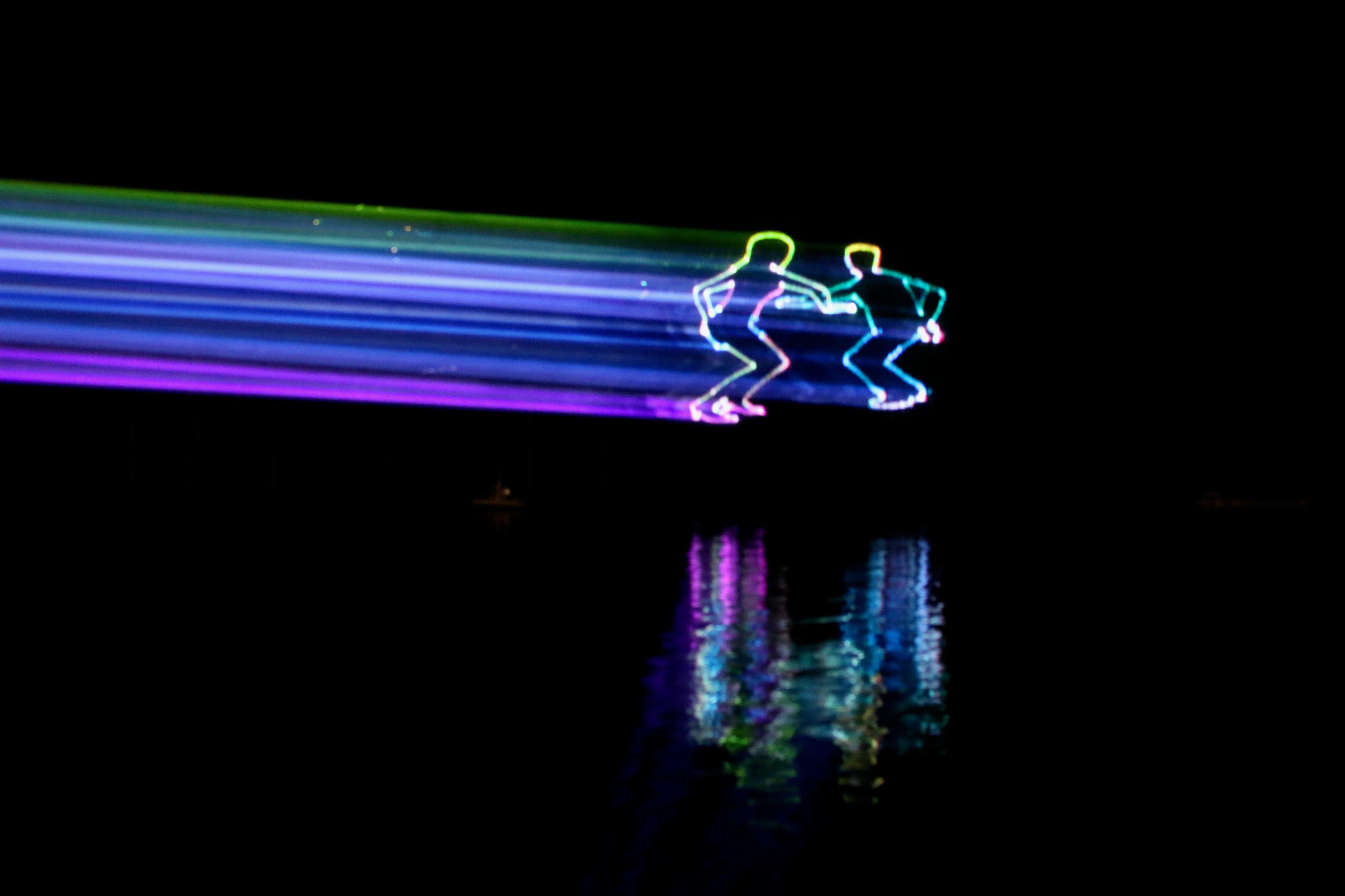 Customized laser display showcase
